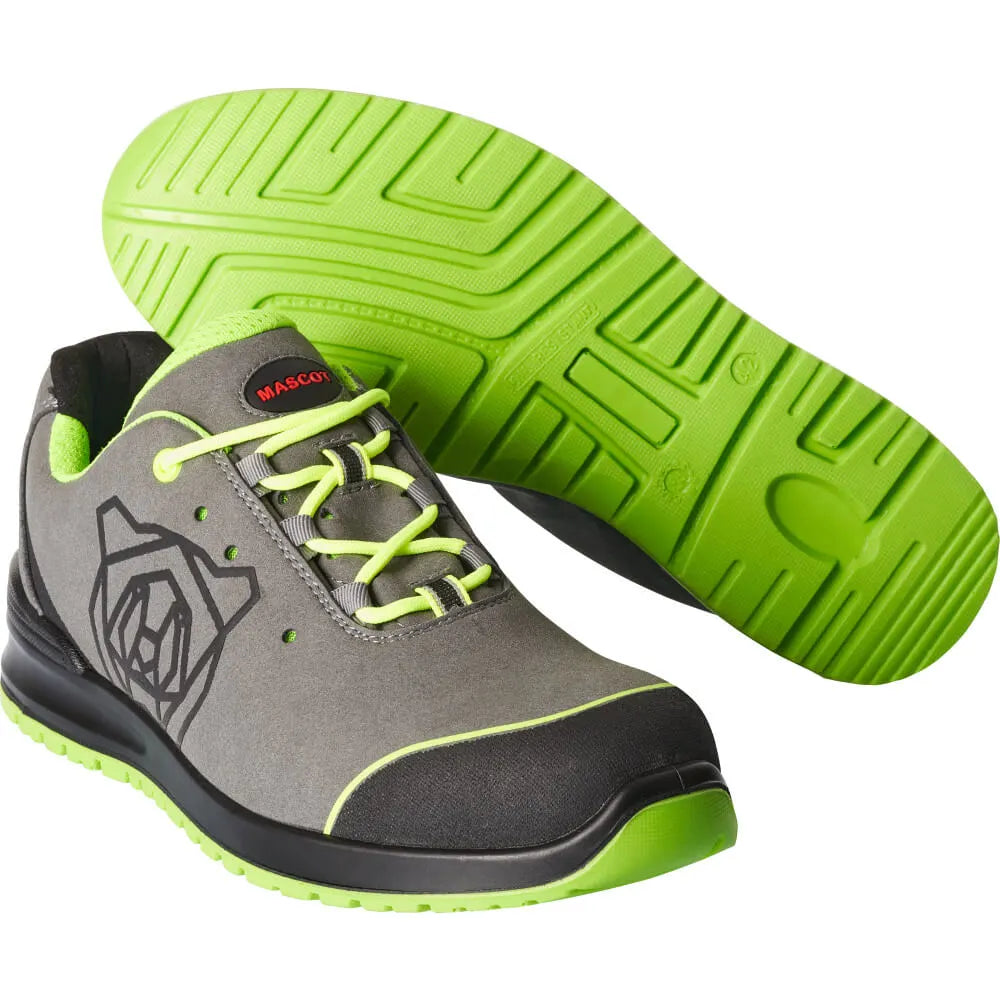 Mascot F0210-702 Grijs Limoen Groen S1P Veiligheidsschoenen Laag 48