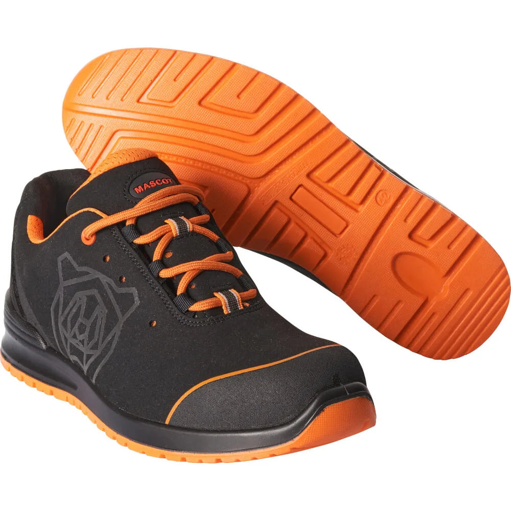 Mascot F0210-702 Zwart Helder Oranje S1P Veiligheidsschoenen Laag 48