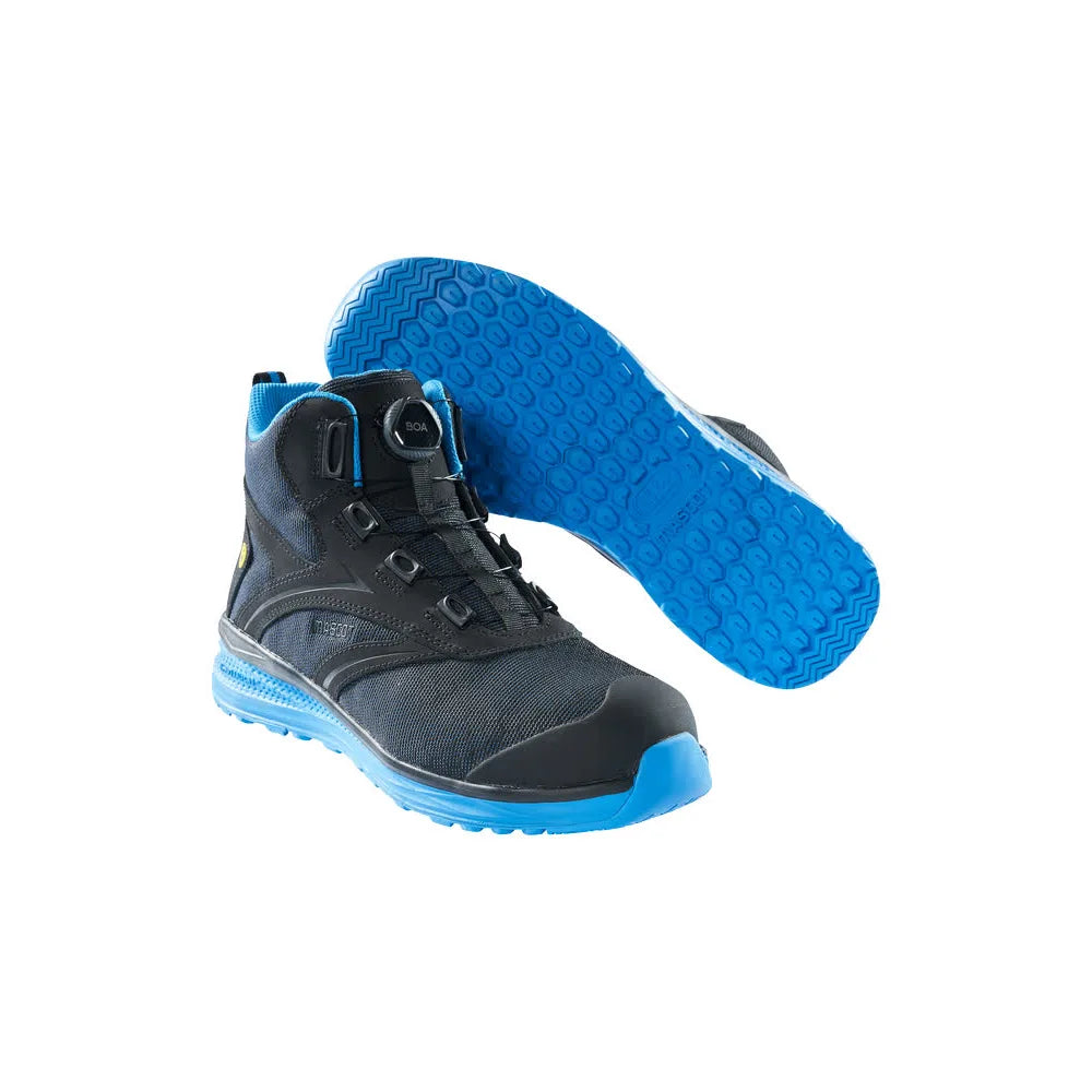 Mascot F0253-909 Zwart Korenblauw S1P Veiligheidsschoenen Hoog 50