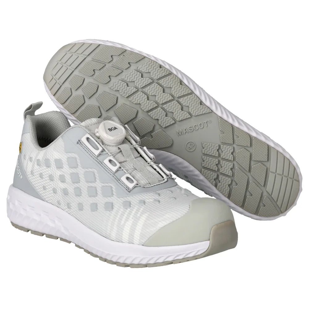 Mascot F0650-704 Wit Lichtgrijs-Gemêleerd S1PL Veiligheidsschoenen Laag 48