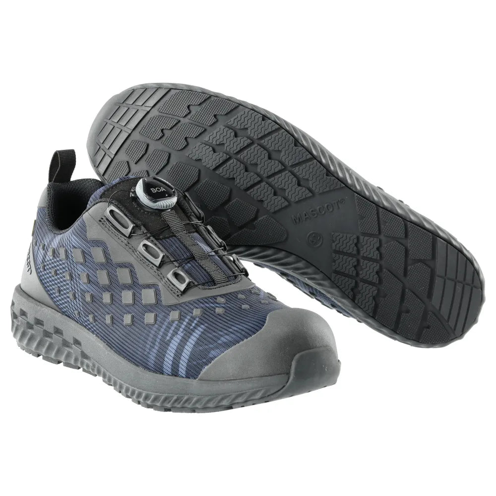 Mascot F0650-704 Steenblauw Zwart S1PL Veiligheidsschoenen Laag 48