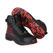 Mascot F1503-909 Zwart Signaalrood S3S Veiligheidsschoenen Hoog 50 W10