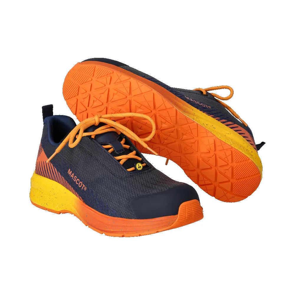 Mascot F1600-909 Donkermarine Helder Oranje S1PS Veiligheidsschoenen Laag 48 W10