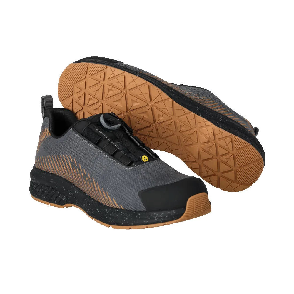 Mascot F1601-909 Steengrijs Notenbruin S1PS Veiligheidsschoenen Laag 48 W10