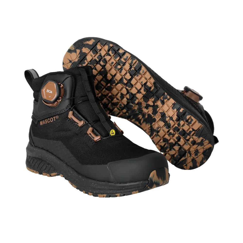 Mascot F1602-702 Zwart S7S Veiligheidsschoenen Hoog 48 W10