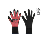 Safety Jogger D-Grip Ultra 10Pack Red