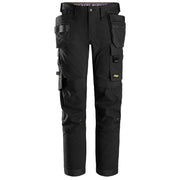 Snickers 6275 Allroundwork 4-Way Stretch Werkbroek Winddicht Met Holsterzakken 0404 Black Black