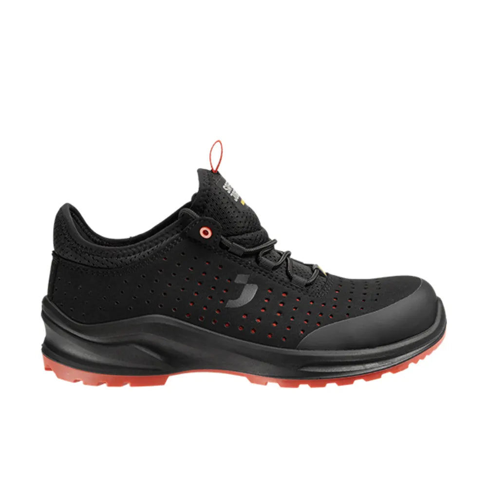 Safety Jogger Modulo S1PS Low Perf Black Red Werkschoenen