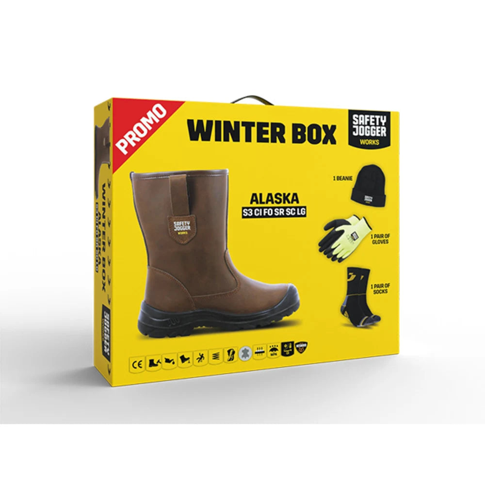 Safety Jogger Promo Alaska S3 Brown Veiligheidslaarzen