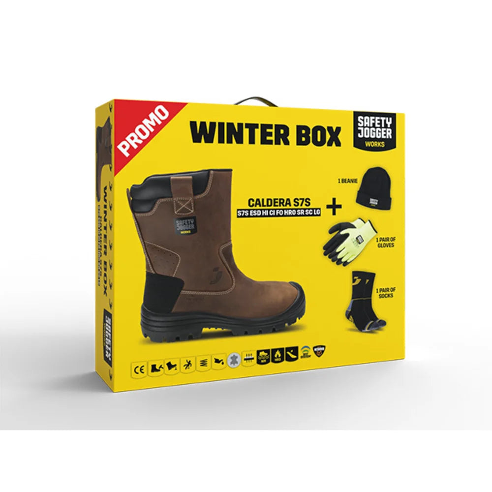 Safety Jogger Winterbox Caldera S7S Brown Veiligheidslaarzen