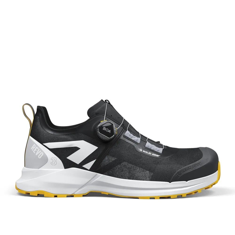 Solid Gear Revo 3 Air Low Black Yellow S1PS Werkschoenen