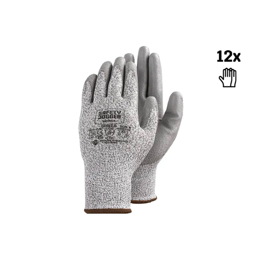 Safety Jogger Shield 12Pack Grey