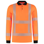Tricorp 203702 Poloshirt Rws Revisible Lange Mouw Fluoorange