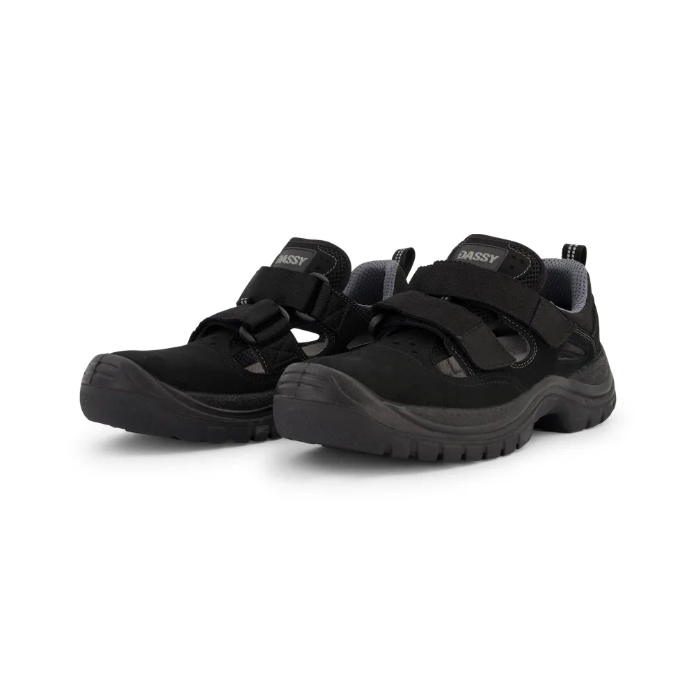 Dassy Achilles S1Pl Veiligheidssandalen Zwart