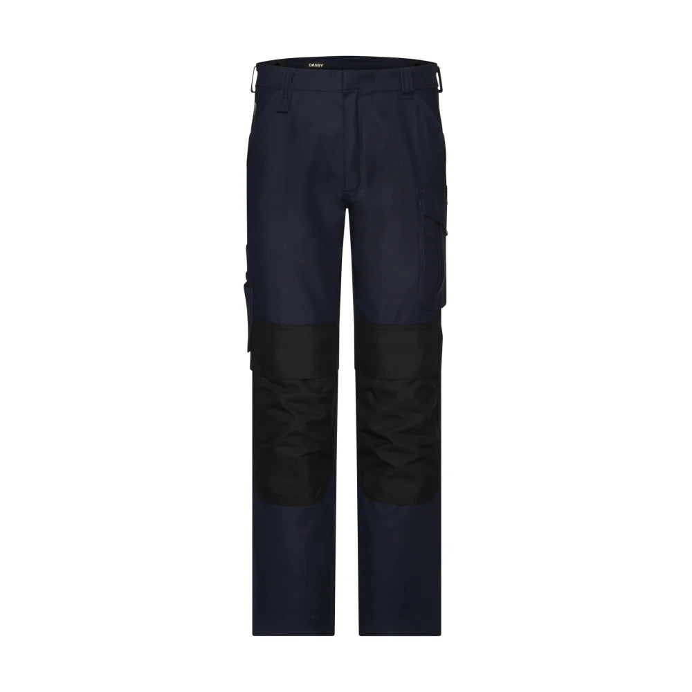 Dassy Ando Werkbroek Met Kniezakken 265 G/M² Nachtblauw Zwart