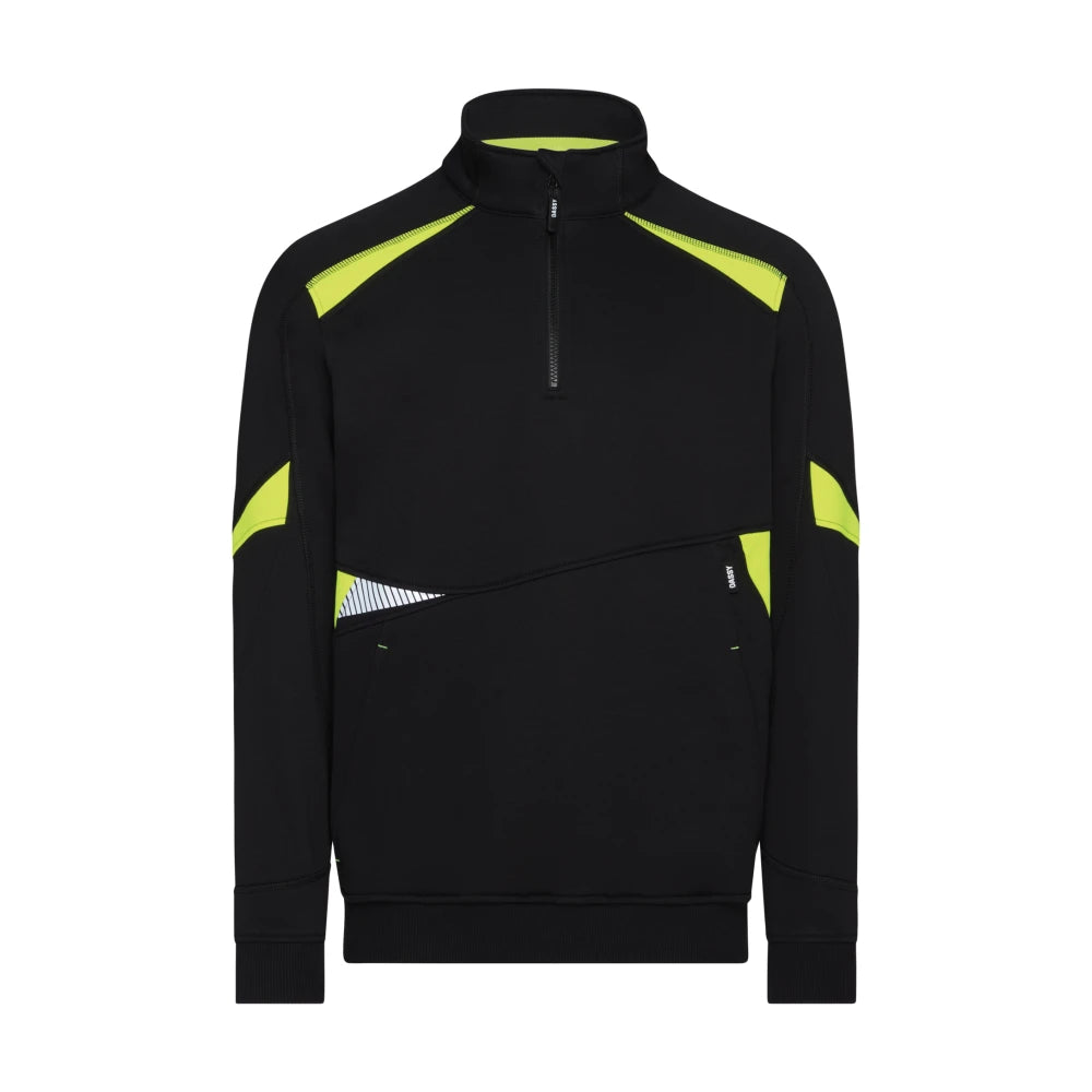 Dassy Aratu Sweater 305 G/M² Zwart Fluogeel