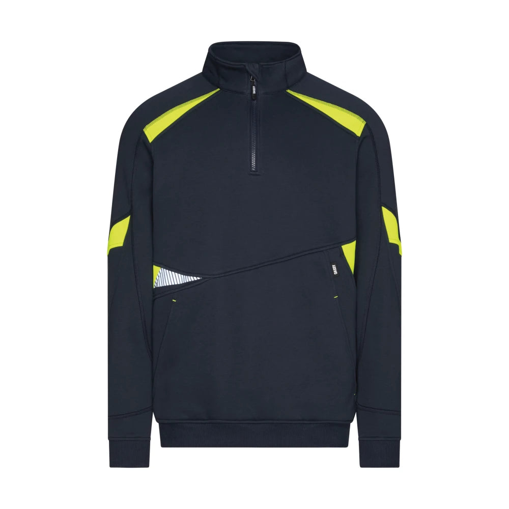 Dassy Aratu Sweater 290 G/M² Nachtblauw Fluogeel