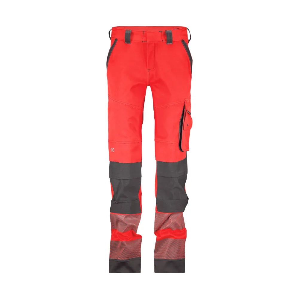 Dassy Aruba Women Stretch Hogezichtbaarheidsbroek Met Kniezakken Voor Dames 270 G/M² Fluorood Cementgrijs
