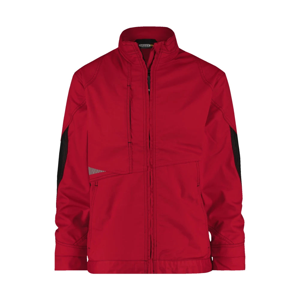 Dassy Atom Werkvest 250 G/M² Rood Zwart