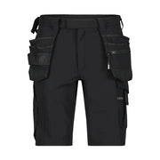 Dassy Aurax Holsterzakkenshort Met Stretch 210 G/M² Zwart