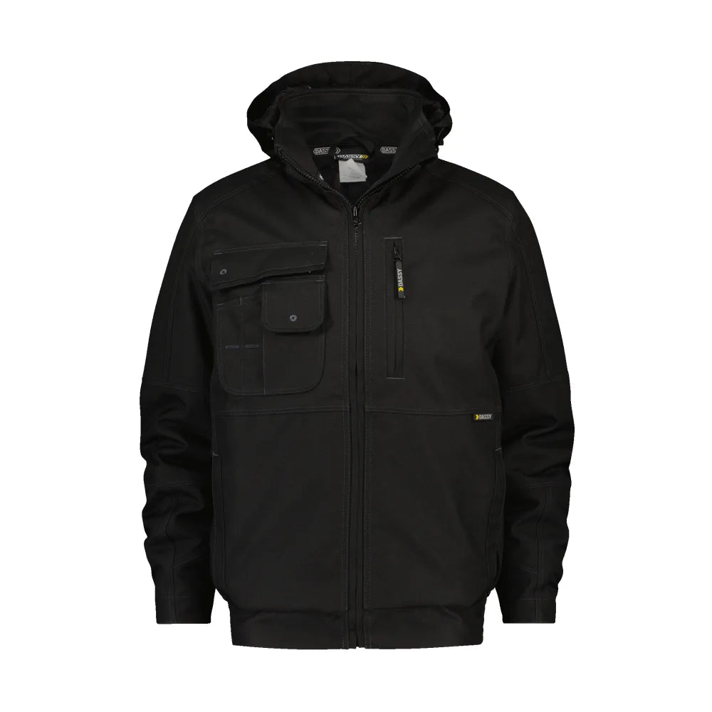 Dassy Austin Canvas Winterjas 240 G/M² Zwart