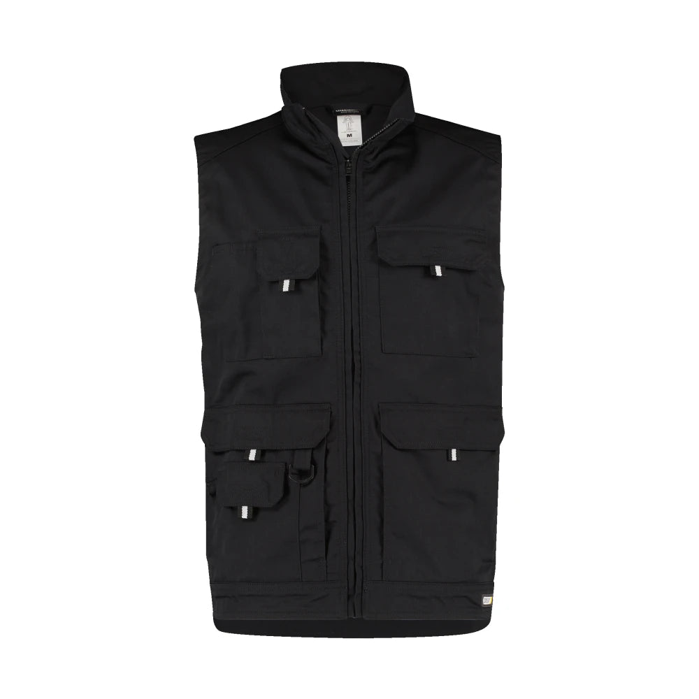 Dassy Avila Mouwloze Werkvest 245 G/M² Zwart