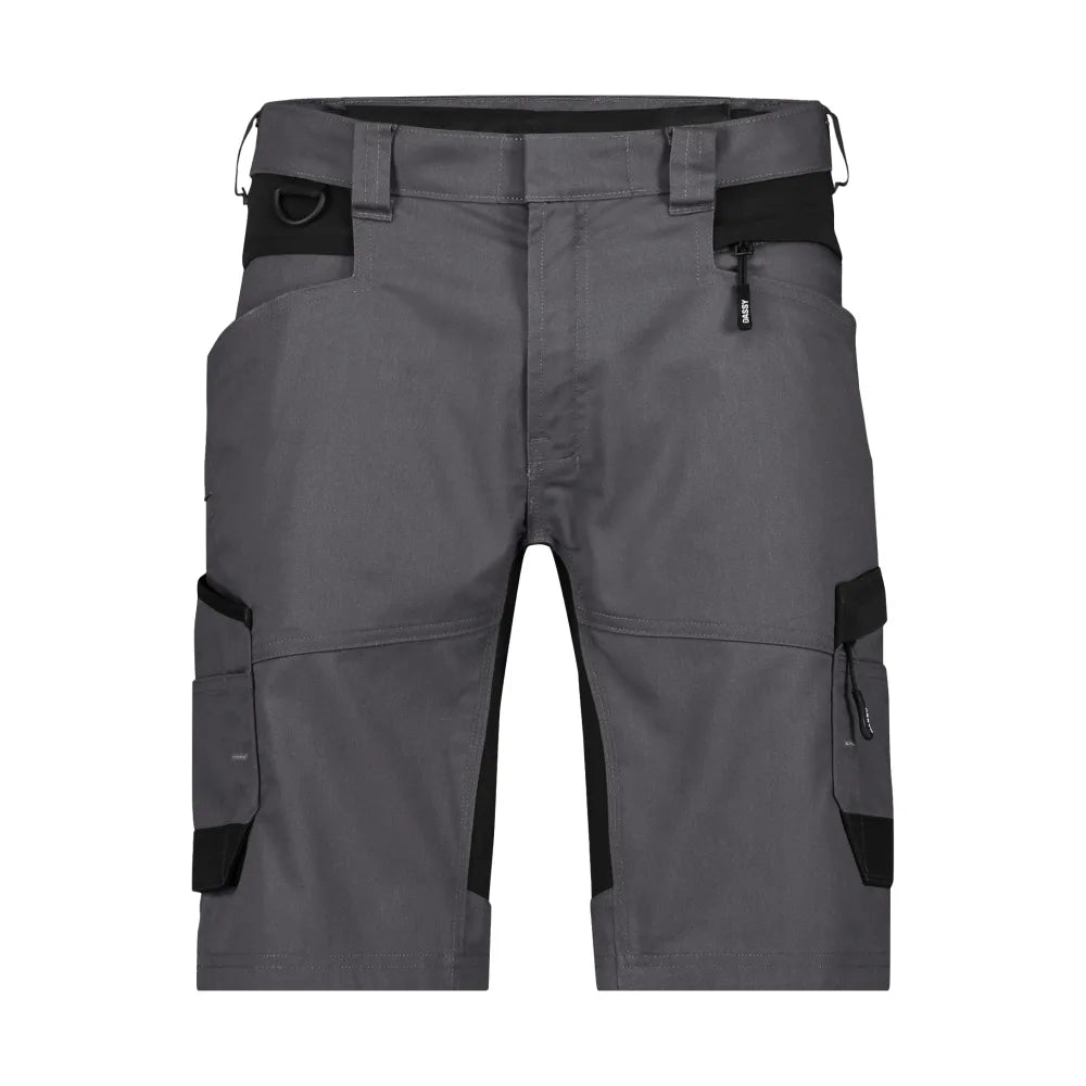 Dassy Axis Next Werkshort Met Stretch 245 G/M² Antracietgrijs Zwart