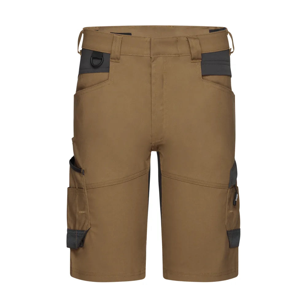 Dassy Axis Next Werkshort Met Stretch 245 G/M² Leembruin Antracietgrijs