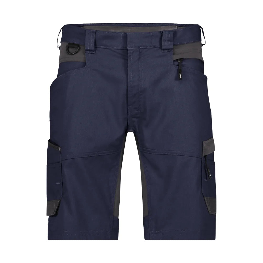 Dassy Axis Next Werkshort Met Stretch 245 G/M² Nachtblauw Antracietgrijs