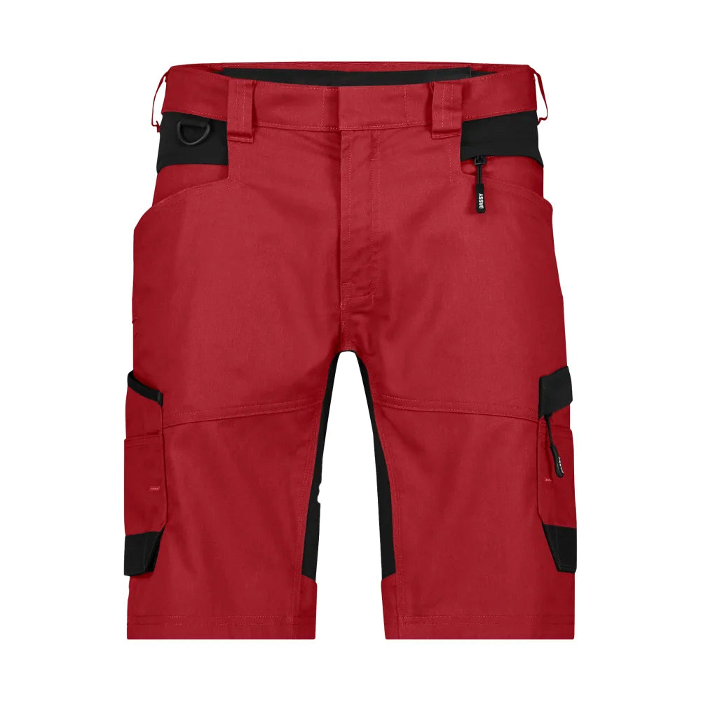Dassy Axis Next Werkshort Met Stretch 245 G/M² Rood Zwart