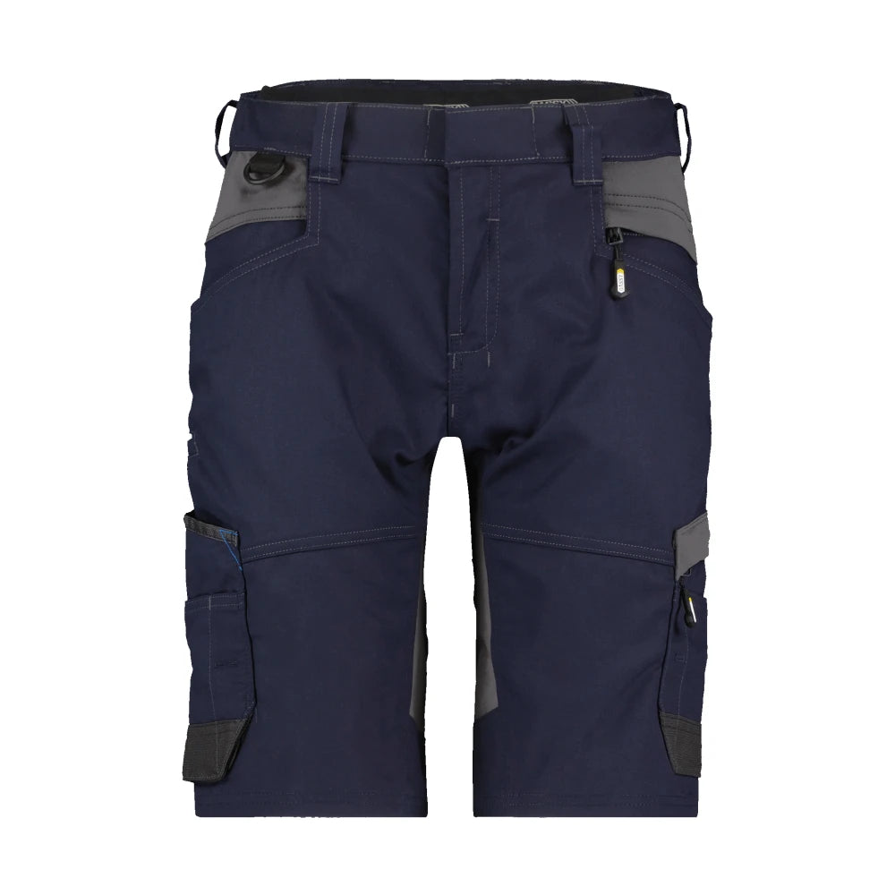 Dassy Axis Women Werkshort Met Stretch Voor Dames 245 G/M² Nachtblauw Antracietgrijs