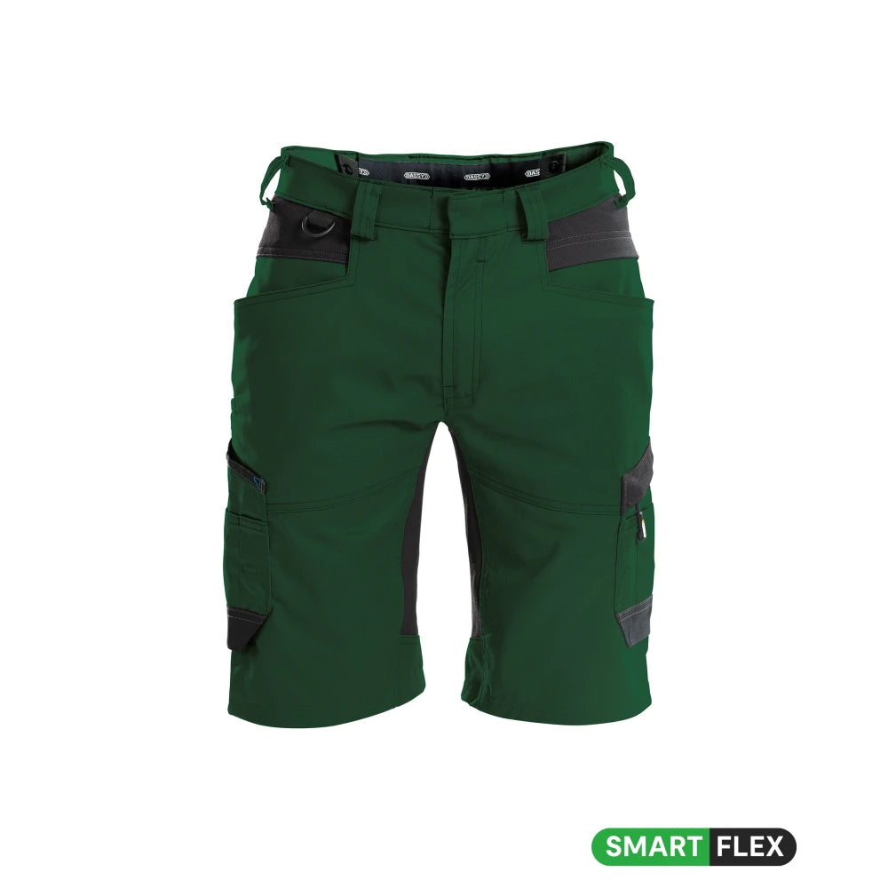 Dassy Axis Werkshort Met Stretch 245 G/M² Flessengroen Zwart