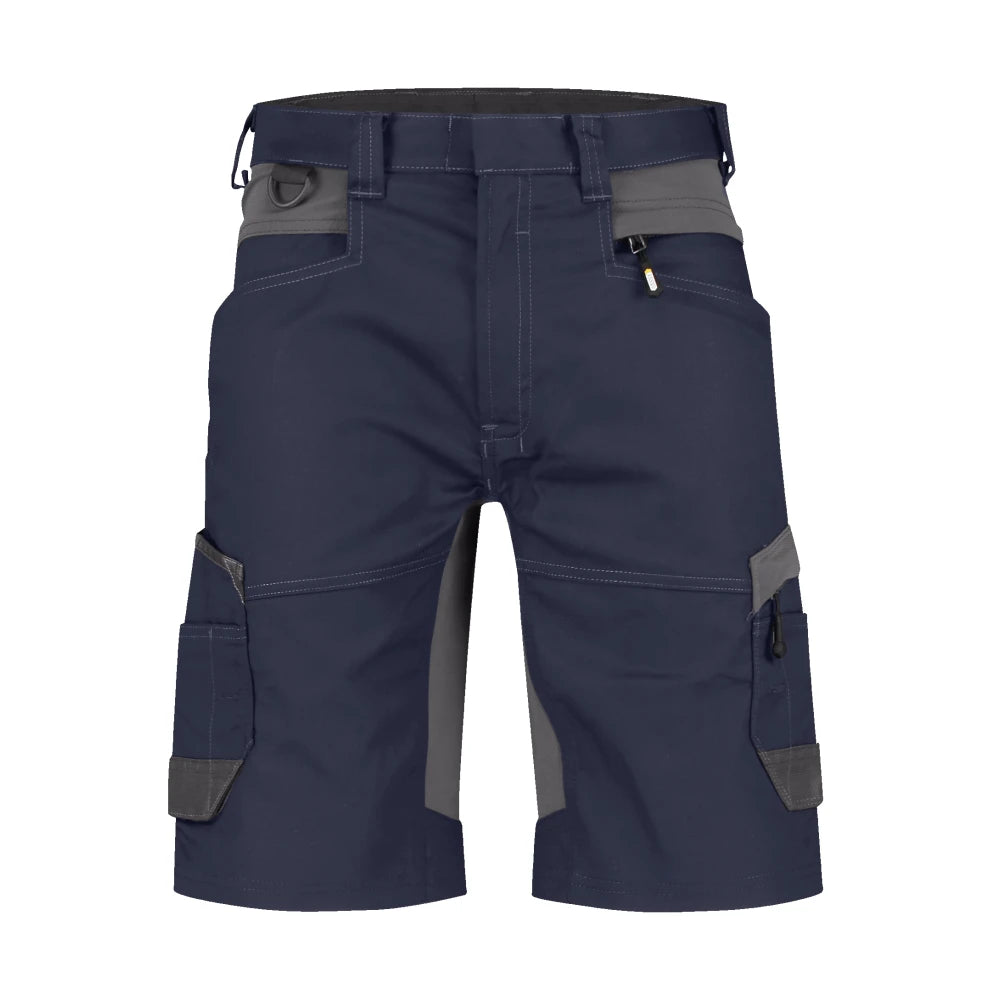 Dassy Axis Werkshort Met Stretch 245 G/M² Nachtblauw Antracietgrijs