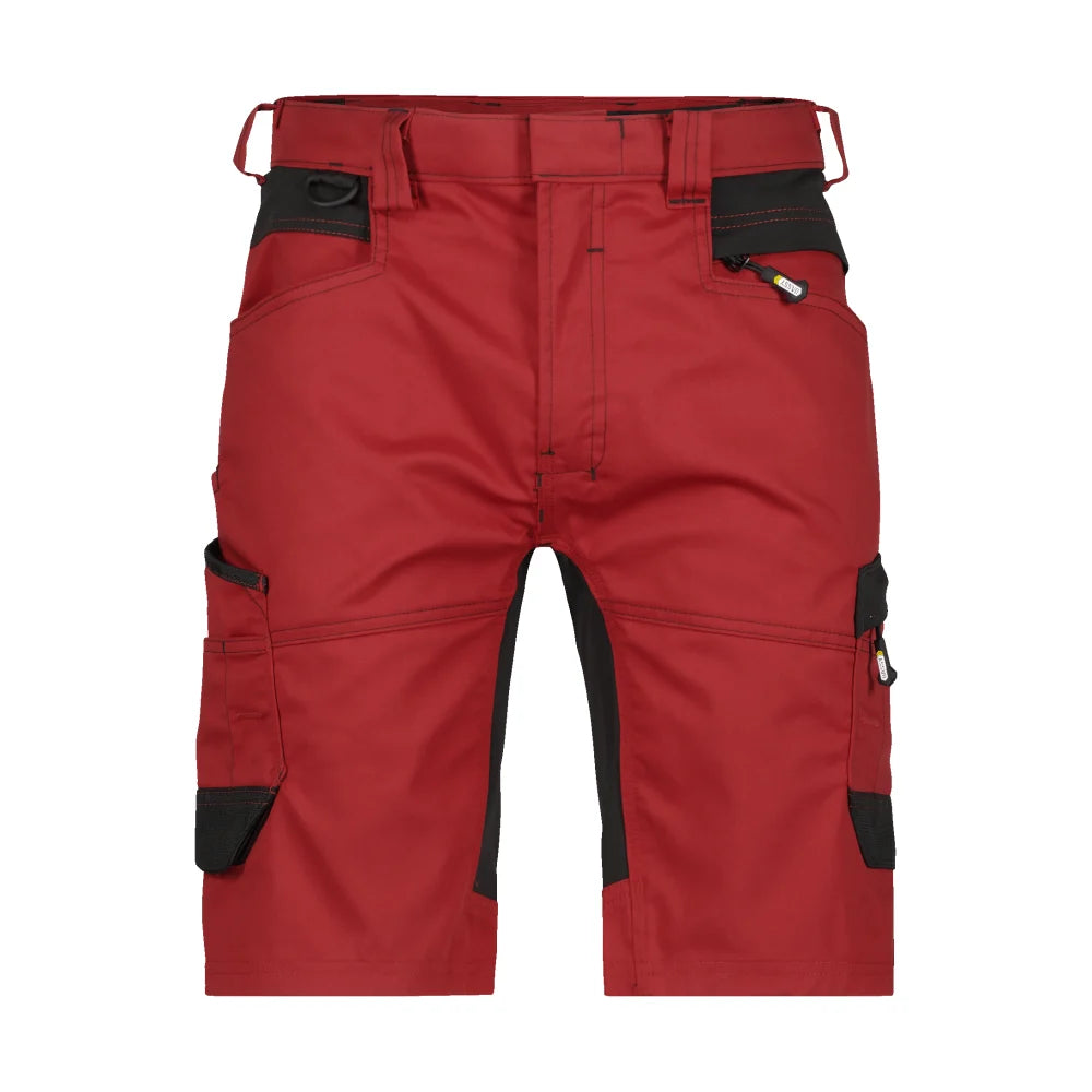 Dassy Axis Werkshort Met Stretch 245 G/M² Rood Zwart