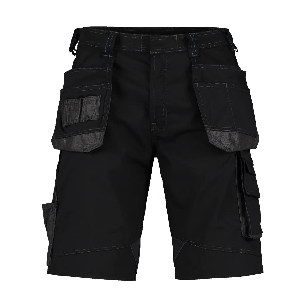 Dassy Bionic Holsterzakkenshort 250 G/M² Zwart Antracietgrijs