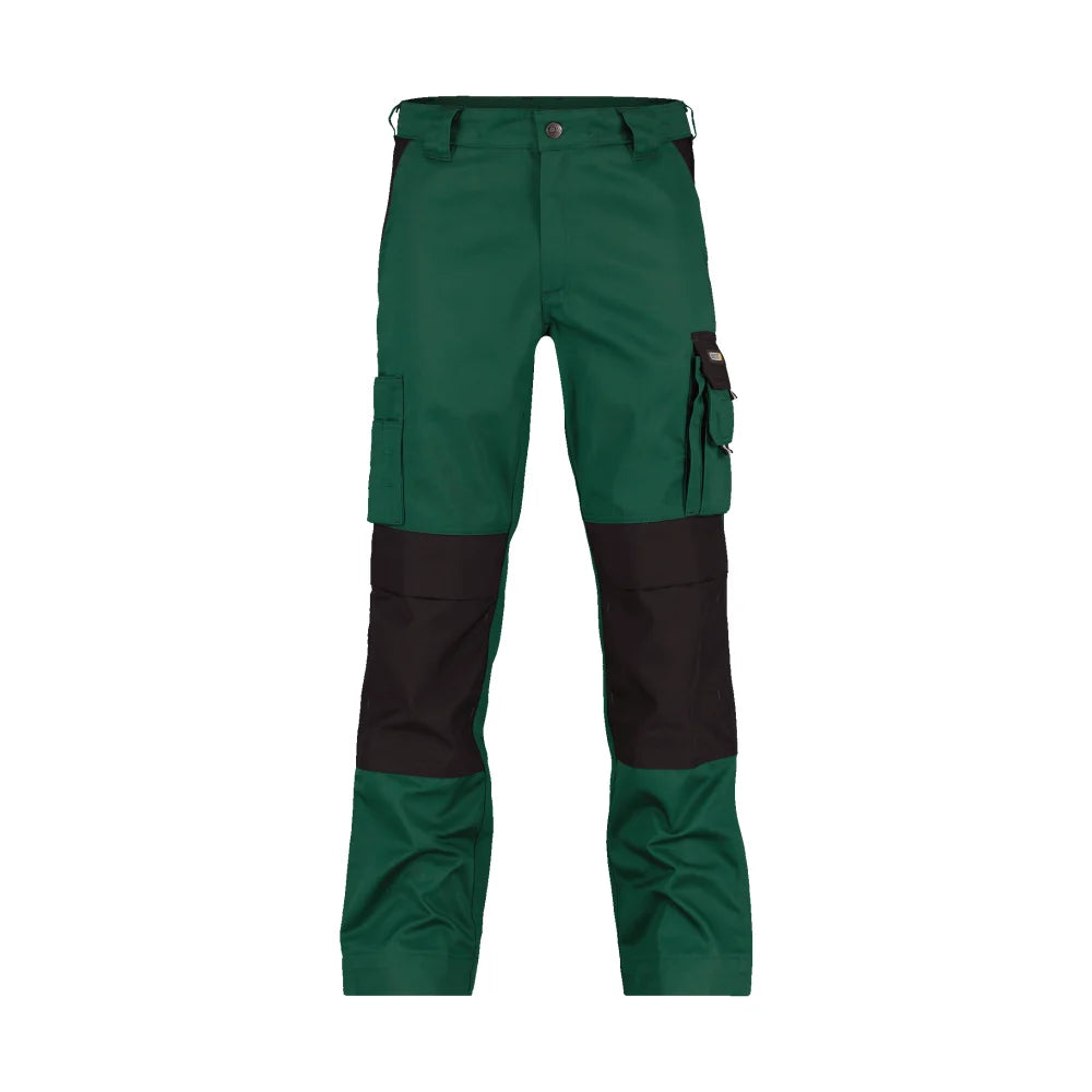Dassy Boston Tweekleurige Werkbroek Met Kniezakken 300 G/M² Flessengroen Zwart