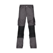 Dassy Boston Tweekleurige Werkbroek Met Kniezakken 245 G/M² Cementgrijs Zwart