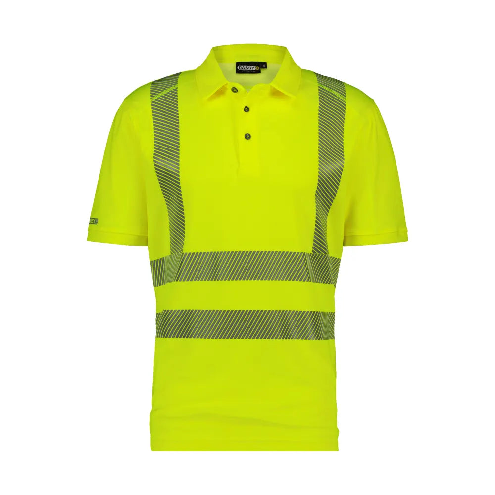 Dassy Brandon Hogezichtbaarheids-Uv-Polo 170 G/M² Fluogeel