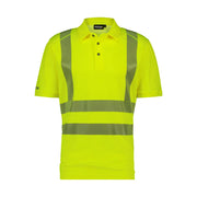 Dassy Brandon Hogezichtbaarheids-Uv-Polo 170 G/M² Fluogeel