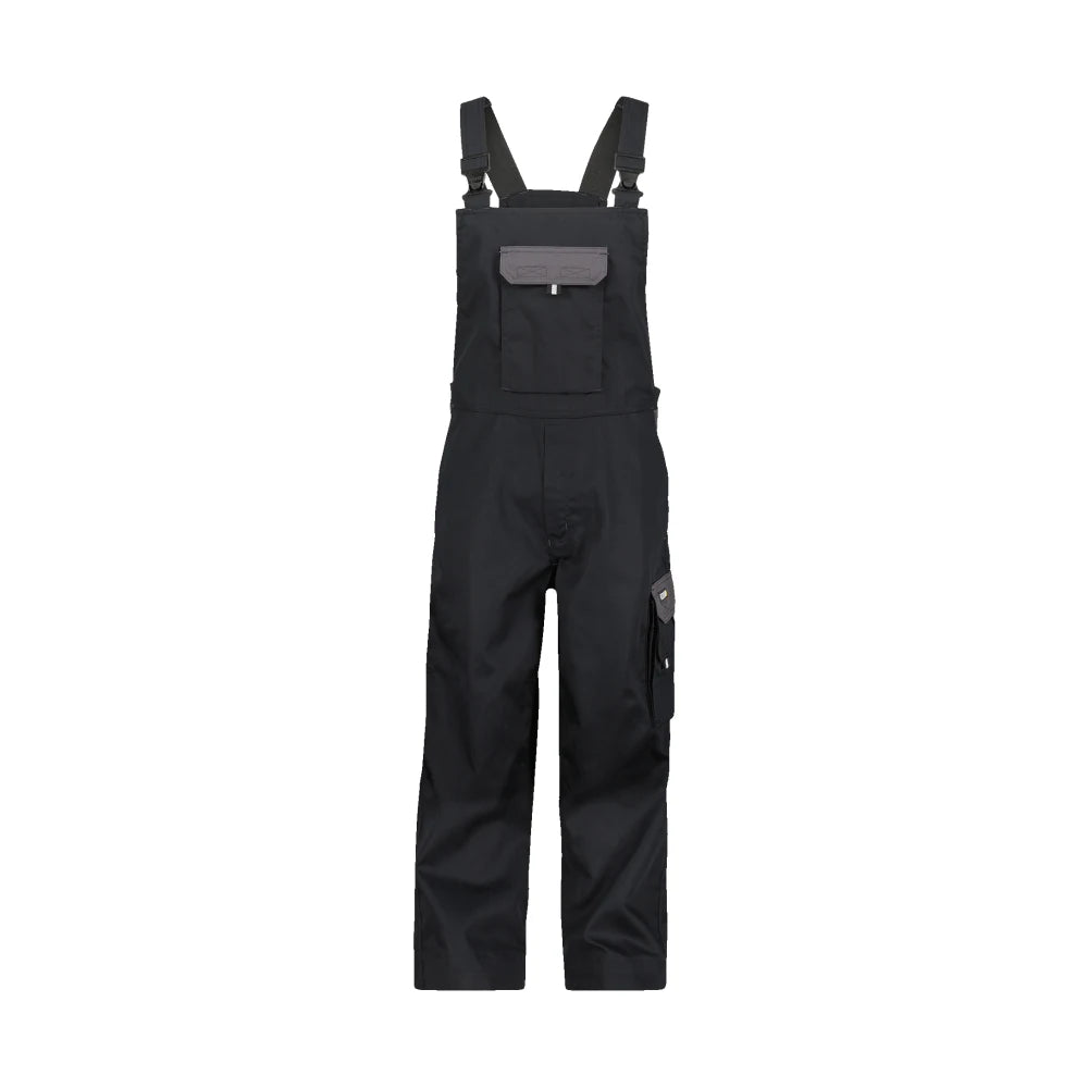 Dassy Calais Tweekleurige Bretelbroek 245 G/M² Zwart Cementgrijs