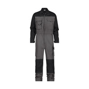 Dassy Cannes Tweekleurige Overall Met Kniezakken 245 G/M² Cementgrijs Zwart