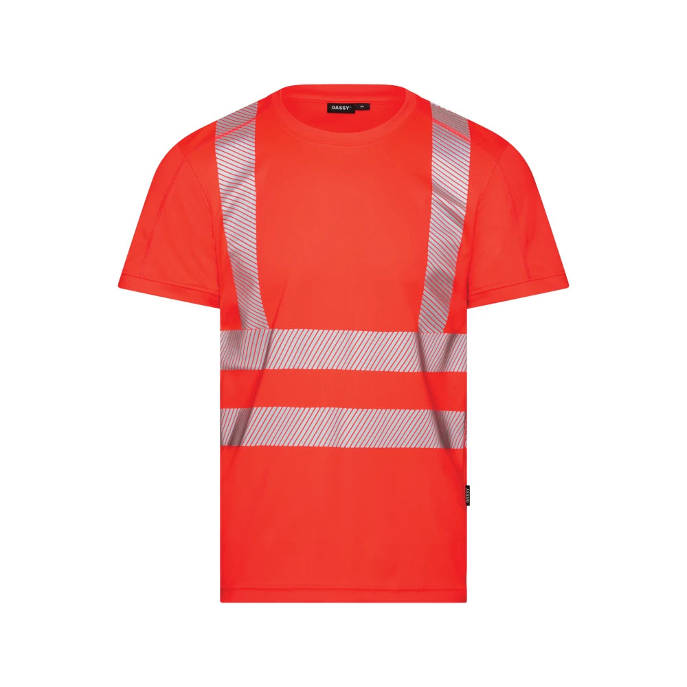 Dassy Carter Hogezichtbaarheids-Uv-T-Shirt 150 G/M² Fluorood