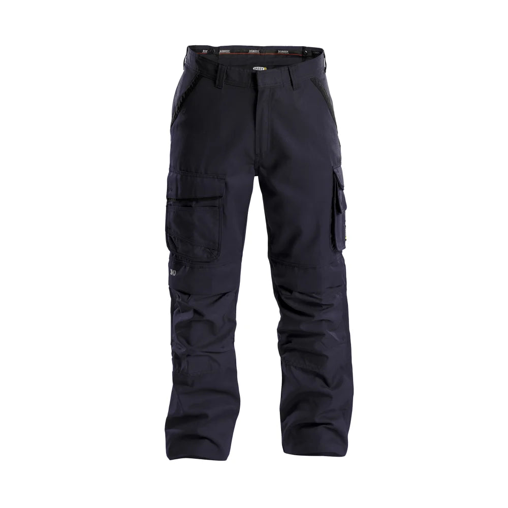 Dassy Connor Canvas Werkbroek Met Kniezakken 295 G/M² Nachtblauw Zwart