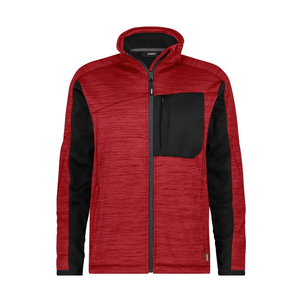 Dassy Convex Next Midlayervest 290 G/M² Rood Zwart