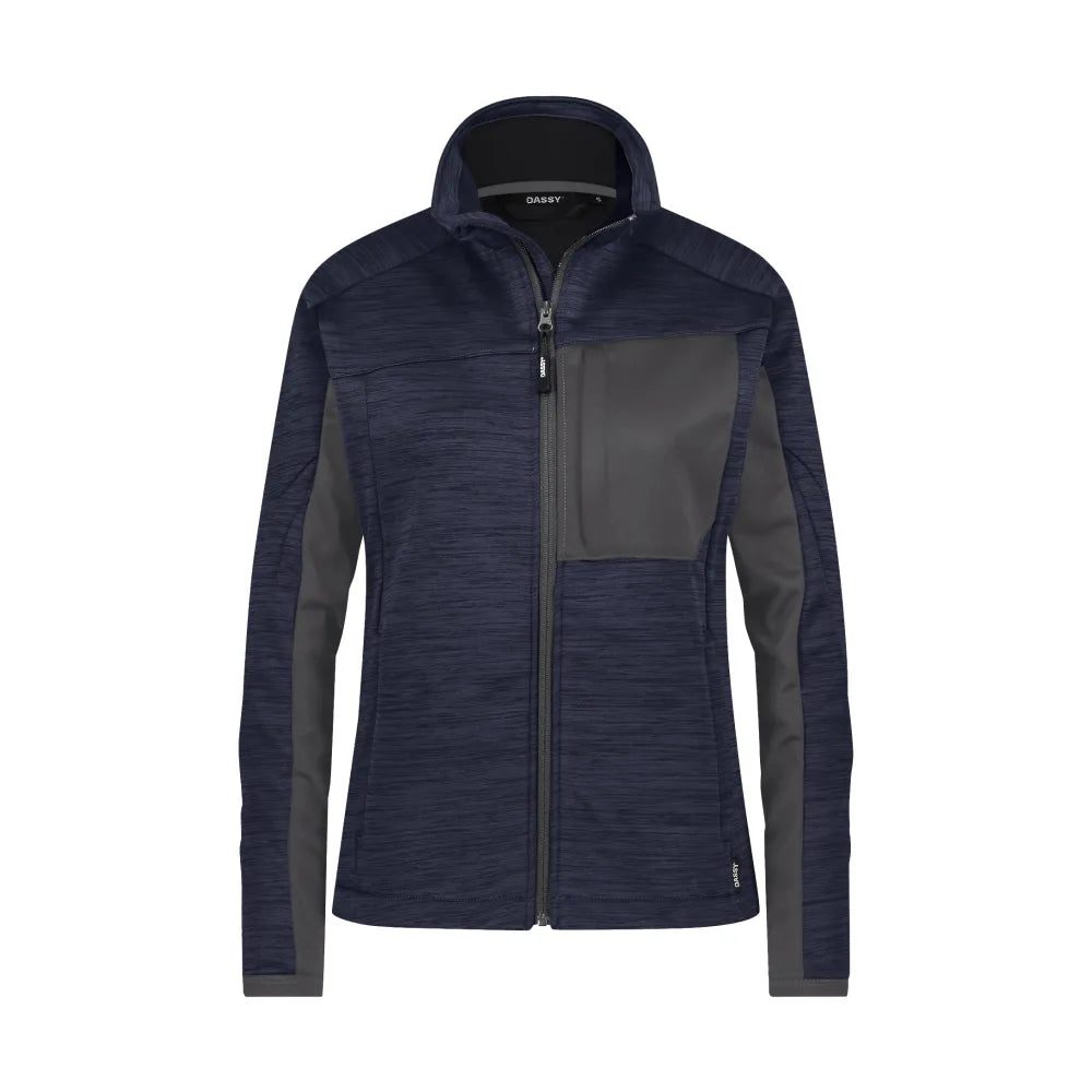 Dassy Convex Next Women Midlayervest Voor Dames 290 G/M² Nachtblauw Antracietgrijs
