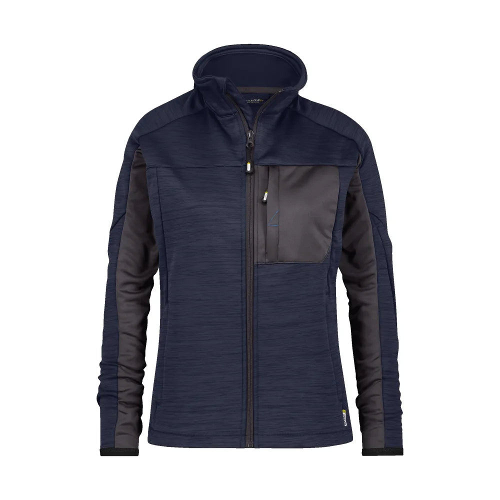 Dassy Convex Women Midlayervest Voor Dames 290 G/M² Nachtblauw Antracietgrijs