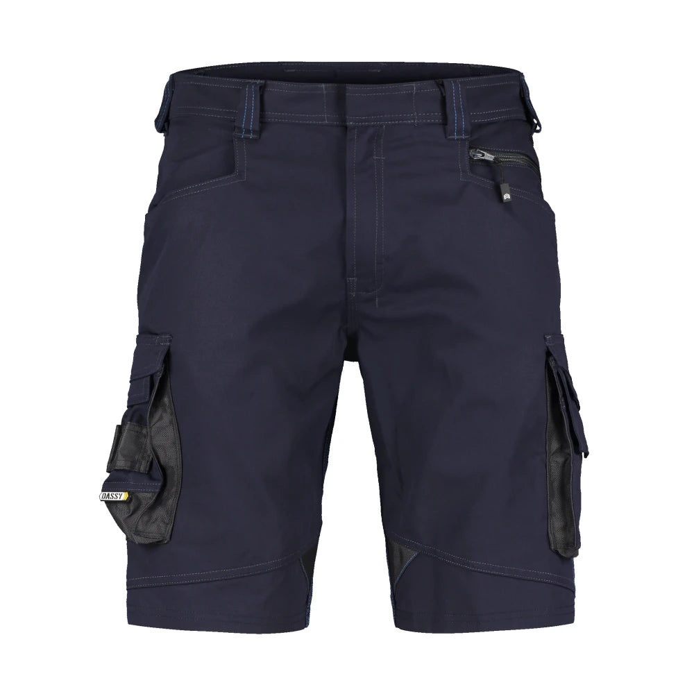 Dassy Cosmic Werkshort 250 G/M² Nachtblauw Antracietgrijs