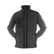 Dassy Croft Drielaagse Fleecejas 350 G/M² Antracietgrijs Zwart