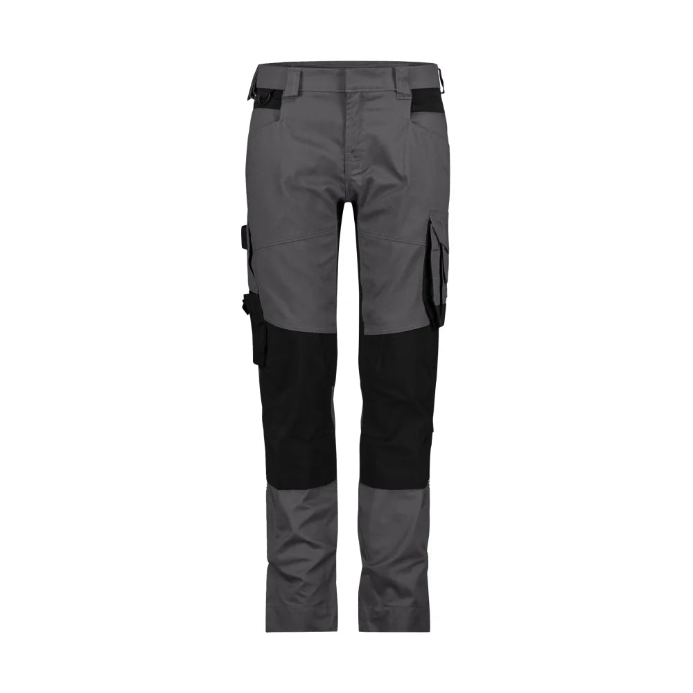 Dassy Dynax Next Women Werkbroek Met Stretch En Kniezakken Voor Dames 245 G/M² Antracietgrijs Zwart