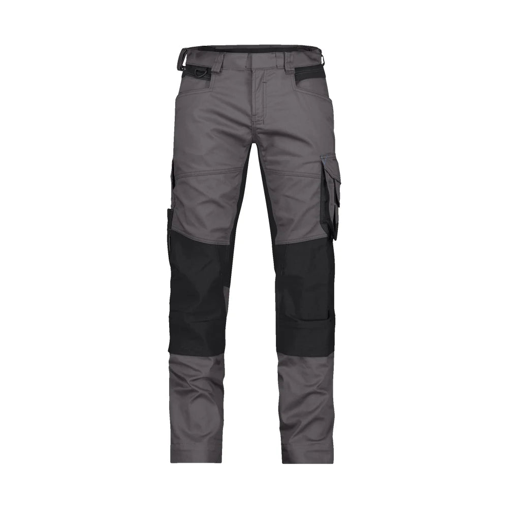 Dassy Dynax Women Werkbroek Met Stretch En Kniezakken Voor Dames 245 G/M² Antracietgrijs Zwart
